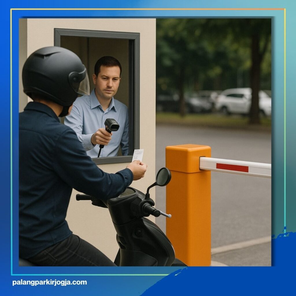 cara kerja palang parkir otomatisv
